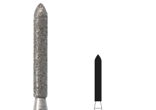 K879  - (fresa para zirconio) torpedo