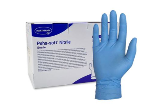 Guantes nitrilo estériles PEHA-SOFT 50p